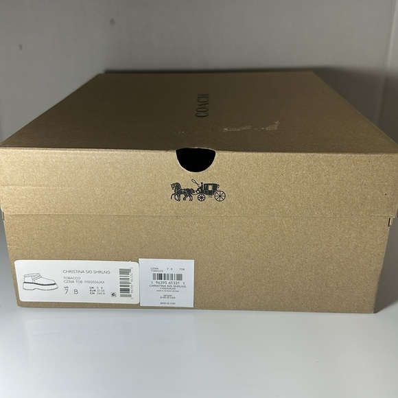 Coach Women's Tan Platform Ankle Boots - Picture 10 of 10